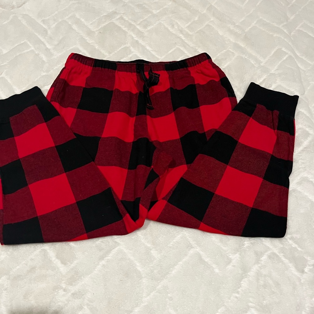 Buffalo Flannel Pajama pants - Gathers at the bottom worn  1x Size Med. Old Navy - Picture 3 of 9